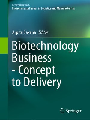 cover image of Biotechnology Business--Concept to Delivery